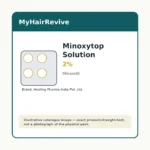 Minoxytop Solution 2% hair loss treatment product packaging