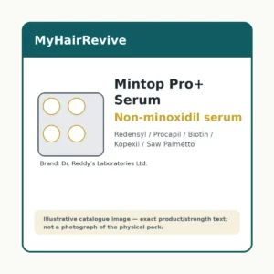 Mintop Pro+ Serum Non-minoxidil serum hair loss treatment product packaging